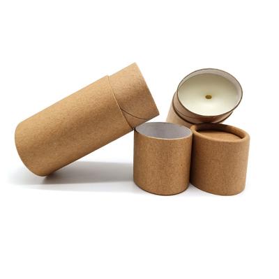 China Recyclable Wholesale Custom Kraft Paper Round Cylinder Paper Packaging Cardboard Tube à venda