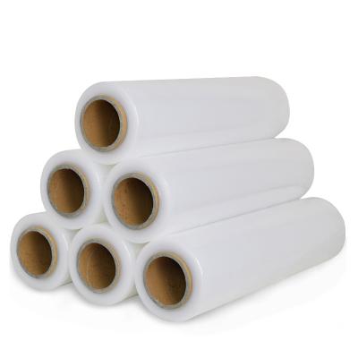 China Factory Price Pallet Polyolefin Lldpe Melt Hand Stretch High Quality Moisture Proof Customized Film Roll Wrapping Goods Transparent Film à venda