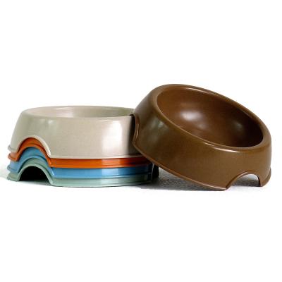 China Multi Sustainable Designs Biodegradable Bamboo Fiber Feeding Dog Bowl for sale