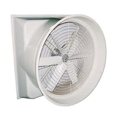 China Hotels Poultry Farm Ventilation System Fiberglass Exhaust Fan For Chicken House Factory Industrial Chemical Resistant Fan for sale