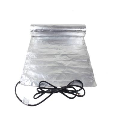 China Aluminium foil heating film under wooden floor heating mat en venta