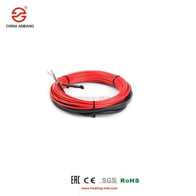 China 16W/M electric Power Limiting Heating Cable heat trace cable under concrete tile for sale