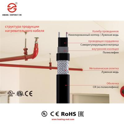 Κίνα 16W/M Used For Process Heat Trace Tape Temperature Maintenance Heating Trace προς πώληση