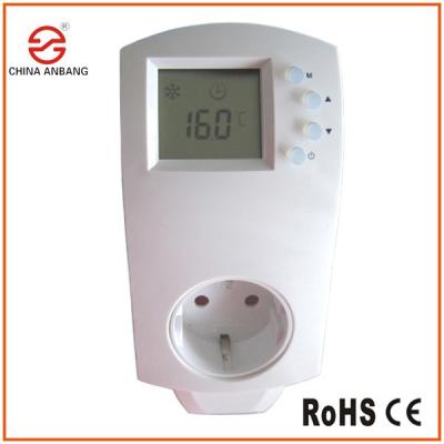 China 16A 220V Europe Plug-in Electric Heating Thermostat Te koop