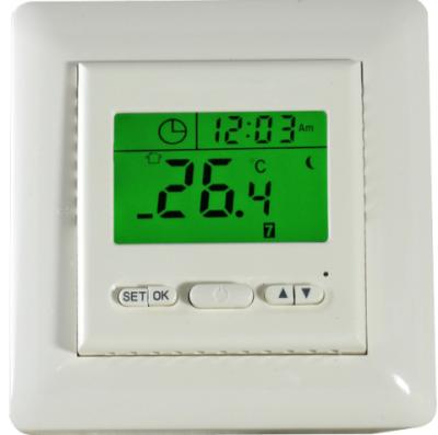 China 16A programmable thermostat to electric heating mat with isolate switch Te koop