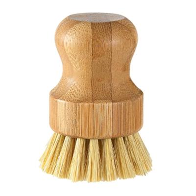 China House Kitchen Palm Pot Dish Sweep Eco Friendly Mini Durable Scrub Bamboo Dish Bamboo Brush for sale