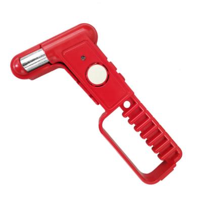 China Steel+abs Mini Portable Emergency Tool Multifunctional Car Bus Car Safety Hammer for sale