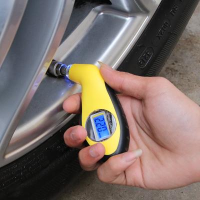 China Mini ABS LCD Screen Display Car Vehicle Tire Tire Tire Pressure Gauge Digital Luminant Digital Tire Pressure Gauge for sale