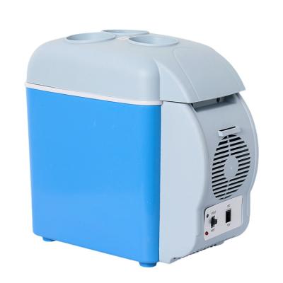 China China-chic New Design Small Mini 7.5L 12V Portable Car Fridge Mini Compressor Refrigerators Freezer for sale