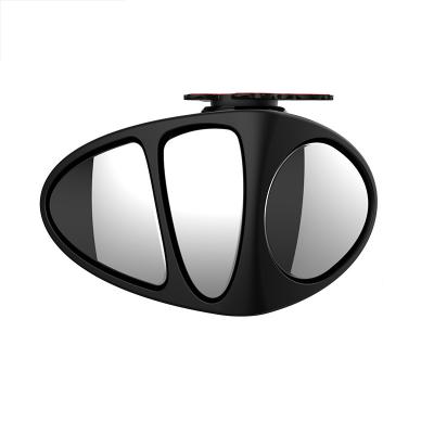 China Abs+glass Universal 360 Degree Rotating Small Wide Angle Car Blind Spot Side Rear View Mirror for sale