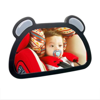 China New Arrival ABS+glass Baby Vehicle Car Large Adjustable Wide Rear Seat Safety Mirrors for sale