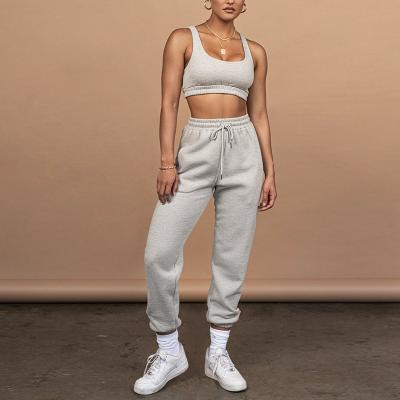 China QUICK DRY Summer 2 Piece Tracksuit Sweatsuit Set 2021 Women Outfit Full Sleeve Short T-Shirt Bodycon Long Pants Two Piece Casual 15 Days for sale