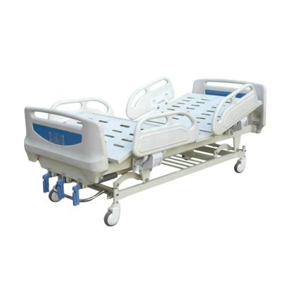 China Cheap Pediatric Hospital Bed 3 Crank Manual Antique Hospital Beds, 3-crank hand control for buy manual hospital bed with side rail, for sale