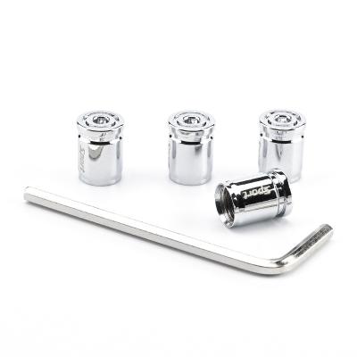 China 99% High Performance Stainless Steel Car Tire Hub Universal Valve Cover Universal Tire Valve for sale