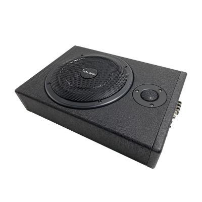 China Hot Selling Amazon Car Ultrathin Subwoofer 8 Inch 12v Speaker High Power Car Modified Amplifier Built-in Speaker Set 34*24*8cm for sale