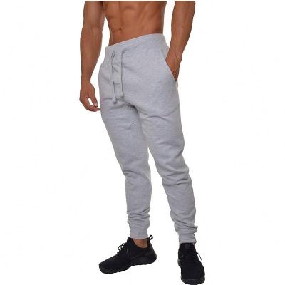 China Wholesale High Quality Custom Anti-wrinkle Plain White Pants Cotton Shear Mens Gym Joggers for sale