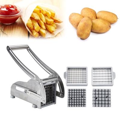 China Sustainable LK382 Stainless Steel Meat Chips Slicer Potato Cutter Potato Slicing Machine Home Kitchen Tools Manual French Fries Cutter for sale