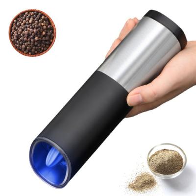 China Battery Operated Grinder Viable Automatic Adjustable Gravity Coarse Grinder Kitchen LK79 Electric Salt Pepper Grinder Set for sale