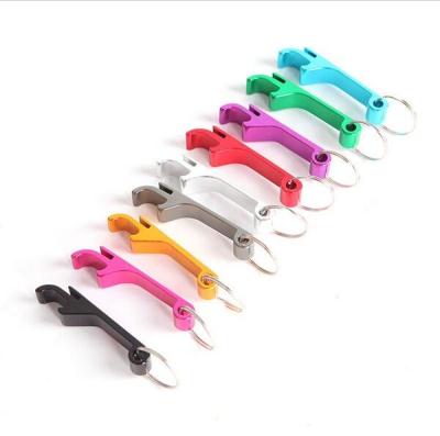 China Viable LK88 Customized Openers With Logo Claw Bar Small Beverage Key Chain Promotional Advertised Ring Key Chain Beer Bottle Opener for sale