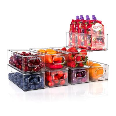 China LK280Transparent Storage Refrigerator Storage Containers For Fruit And Vegetable Storage Boxes Kitchen Stackable Organizer for sale