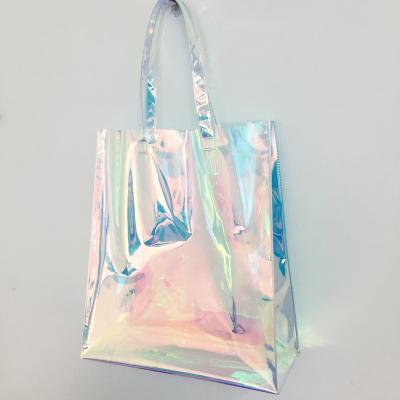 China NATIONAL 35*7*37cm Luxury Hologram Laser Shopping Bag With Handle for sale