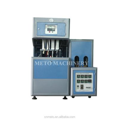 China Bottle 1881 1810 Neck 4 Cavity Pet Semi Automatic Plastic Bottle Blowing Machinery With Automatic Preform Feeder for sale