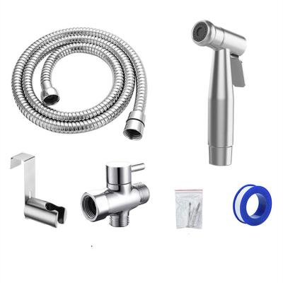 China Needle Free Redge - Amazon Hot Sale 304 Stainless Steel Toilet Sprayer Mate Set Shattaf Bidet Toilet Attachment for sale