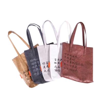 China Dupont Paper Sack Tyvek Dupont Paper Bag And Washable Kraft Paper Handbags for sale