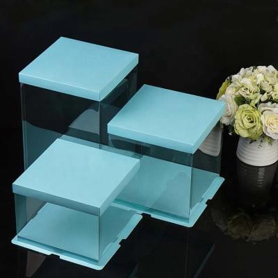 China Gift & High Quality Craft Clearly Customize Plastic Folding Pet PVC Box Plastic Packaging Box With Printing for sale