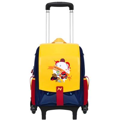 China Hot Sale Waterproof Durable Quality Kids School Trolley Backpack Waterproof Bags for sale