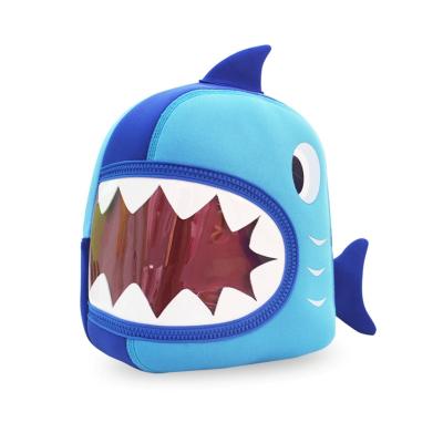 China Wholesale Custom Shark Design Soft Affordable Kids School Backpack Lightweight Waterproof for sale