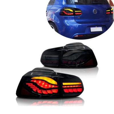 China Autolamp Glistuning Modified Supply LED Sequential Tail Light For 2008-2013 Golf 6 MK6 Rear Indicator Light Smoked for sale