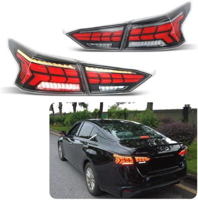 China Modified Autolamp Glistuning LED Tail Lights For Altima 2019 2020 2021 2022 With Sequential Indicator Rear Lamp Assembly Clear Space for sale