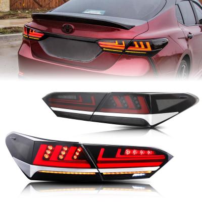 China Modified Autolamp Glistuning LED Tail Lights Compatible with Toyota Camry 2018 Sequential Indicator Rear Lamp Assembly 2019 2020 2021 2022 for sale