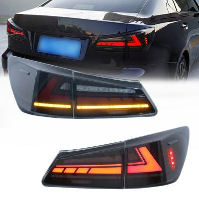 China Autolamp Glistuning Modified LED Tail Light With Sequential Indicator Start Animation IS250 ISF IS350 Tail Lights For Lexus IS250 for sale