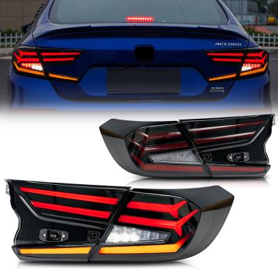 China Modified Autolamp Glistuning LED Tail Lights For Honda Accord 2018 2019 2020 10th Gen Animation DRL Indicator Rear Lamp Sequential Assembly for sale