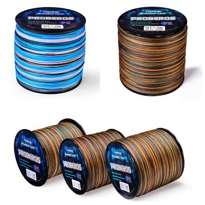 China WEIHE 4 Sink Tip Float Locator Weaves PE Fishing Line 300M 500M 1000M 0.6#-10.0# for sale