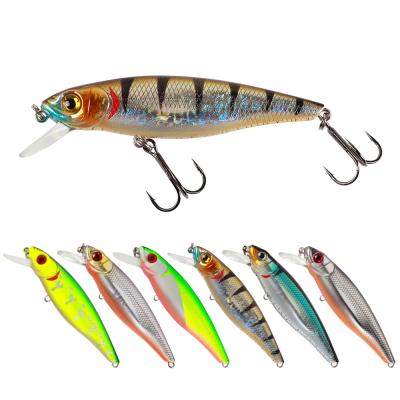 China WEIHE Plastic 6.5g 10.5g 14.5g Sinking Lures Artificial Fishing Minnow for sale