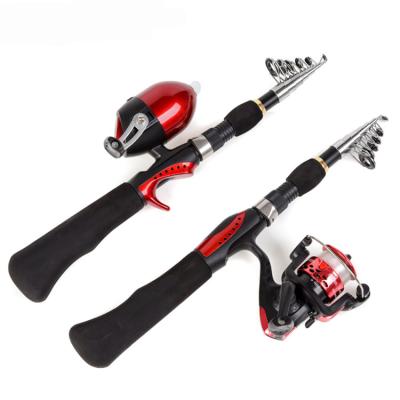 China wholesale 1.6m ultra short and mini portable mount spinning rod reel fish fishing combo set WHLO- 27736 for sale