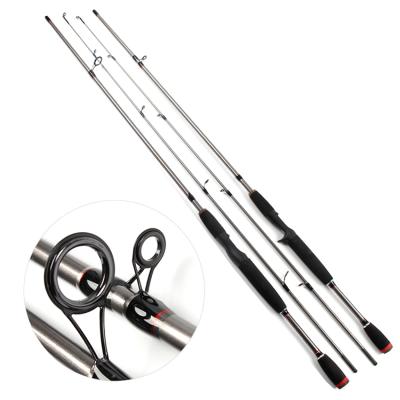 China Resin Fiber WEIHE 1.8M 2.1M Casting Spinning Carbon Rods Fishing Rod Spinning Rod 2 Section for sale