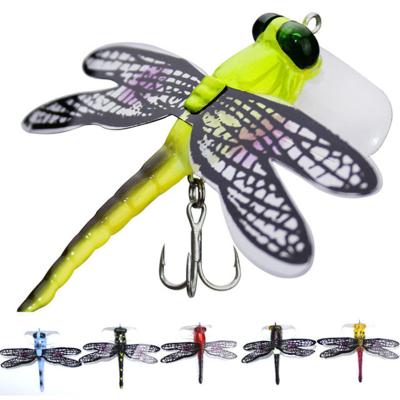 China ABS WEIHE 7.5cm Dragonfly Insect Freshwater Plastic Floating Hard Fishing Lure For Surface for sale