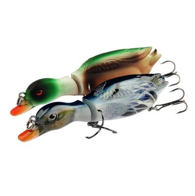 China Weihe 130cm Hard Lifelike Bait 35g Duck Multi Jointed Top Water Fishing Lures 13cm / 35g for sale