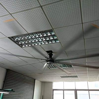 China Warehouse station/farm/stadium/airport/train/public places 12ft large giant ceiling fan of low energy PMSM industrial hvls high quality gearless motor for sale