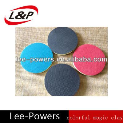 China Durable Colorful Magic Clay Pad Erase Iron Filings In Car Paint for sale