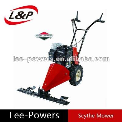 China Anti-Slip CE Approved Adjustable Height 205cc 6.5HP Scythe Cut-Off Electric Lawn Mower for sale