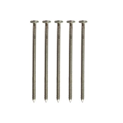 China Wholesale Hot Dipped Galvanized Round Head Flat Joint Nails Wire Coil Common Nail for sale