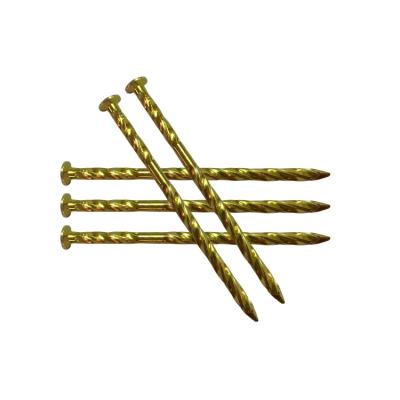 China Good Sale Electro Galvanized Copper Wire Flat Welded Coil Wire Nails for sale