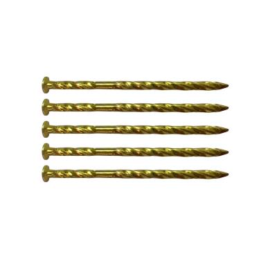 China High Quality Bright Spiral Flat Leg Iron Spiral Paddle Nails Material Steel Wire Coil Nails for sale