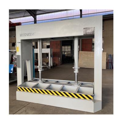 China Factory Electric Plywood Hydraulic Wooden Door 120t 50 Ton Cold Press Machine For Furniture for sale