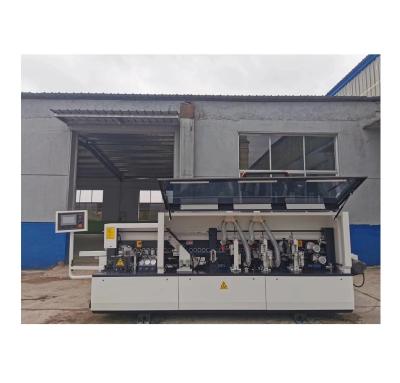 China Building Material Shops Furniture Wood Double Trimming Full Automation Edge Banding Machine for sale